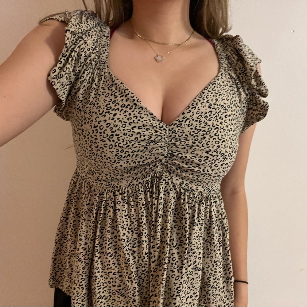 Cheetah Print Tank Top